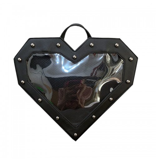 Spiderweb Heart Purse