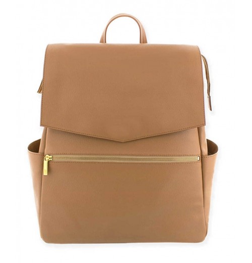 Faux Leather Diaper Backpack