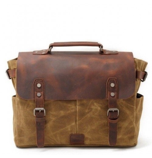 Canvas Camera Messenger Bag